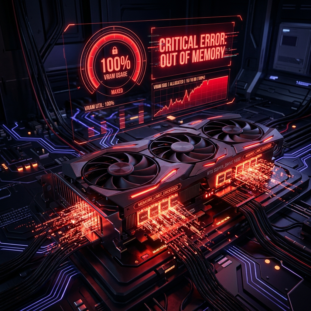 ComfyUI CUDA Out of Memory: Solución para GPUs de 4GB, 6GB y 8GB